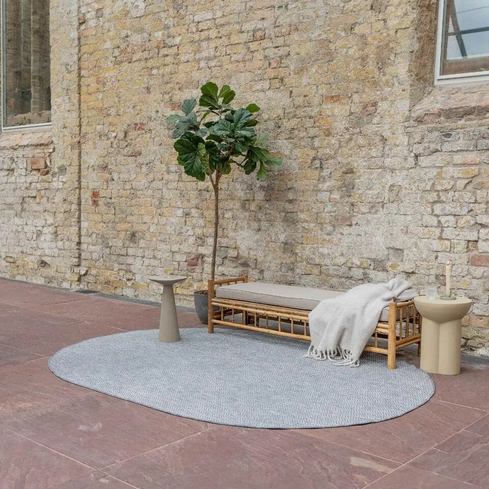 EVA Interior ovaal buitenkleed Dahl Grijs - 230 x 160 cm