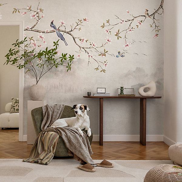 Papier Peint À Motif Wallfluent 208x146 cm Paysage oriental Pour les passionnés d'art abstrait moderne