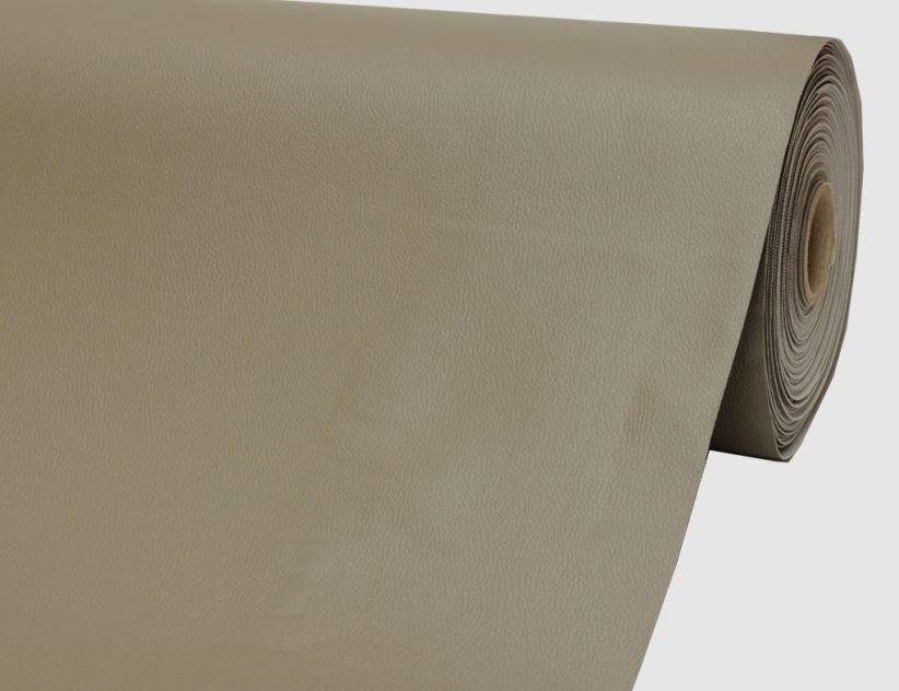Kunstleder Uni taupe