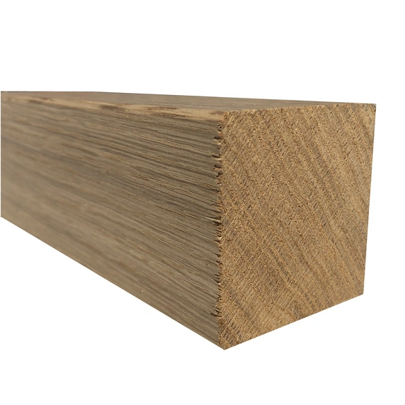 Kantholz Eiche, 4-seitig gehobelt, (BxLxH): 1200 x 70 x 70 mm