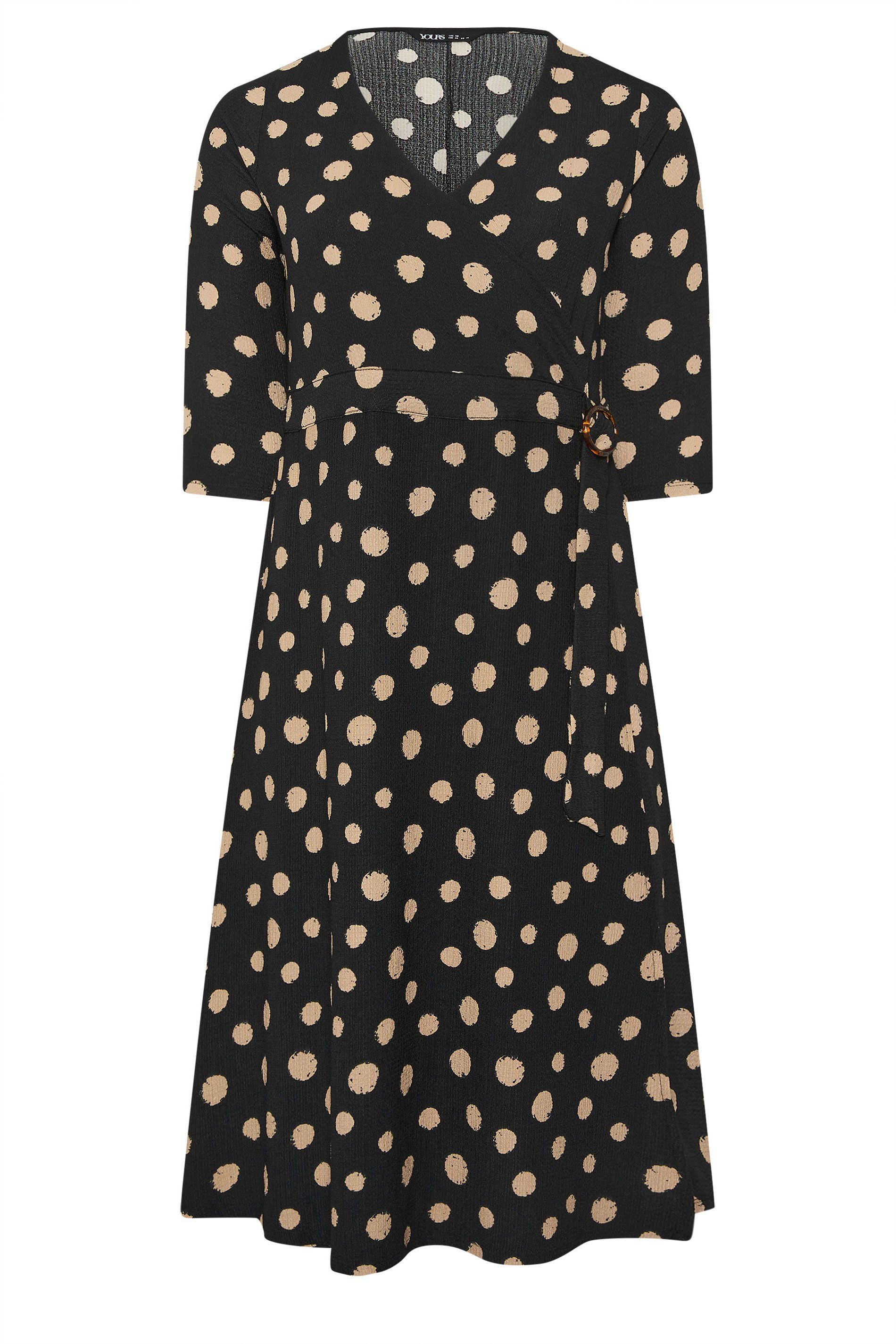 Yours Polka Dot Wrap Dress