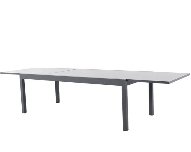 Boston-Sinta 13-Piece Extension Dining Setting - Gunmetal Grey