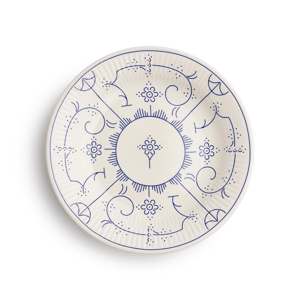 Royal Boch bord Copenhague - set van 6 - ø21cm - keramiek