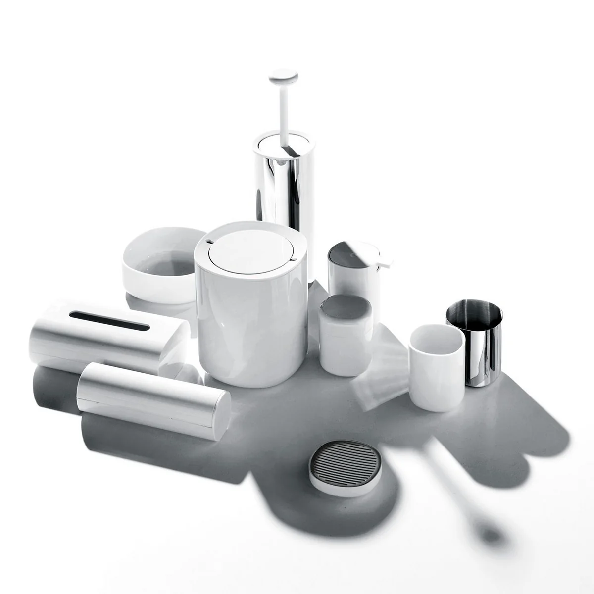 Alessi - Birillo Seifenspender PL05 W, weiß