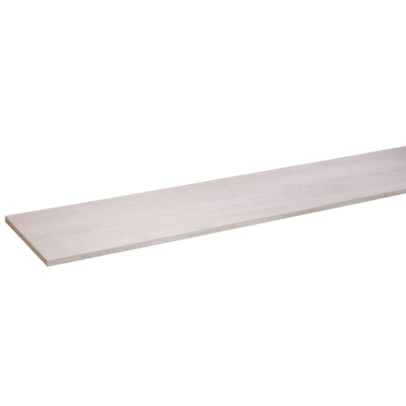 Panneau mélaminé Chêne Blanchi 250 x 30 x 1,8 cm CANDO