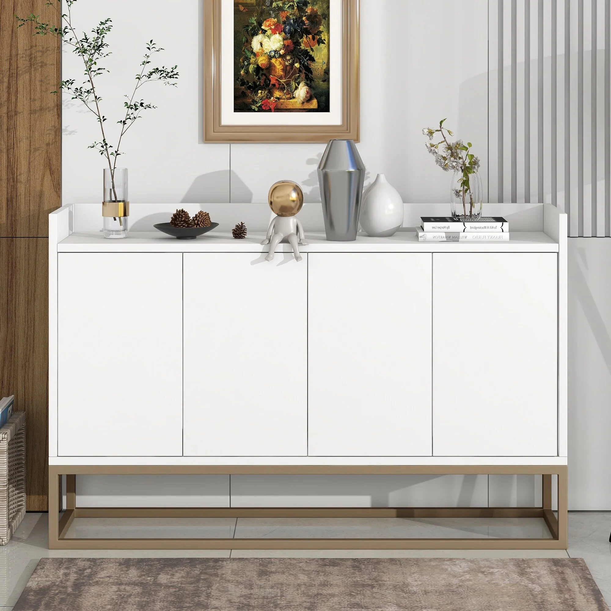 Sideboard Elegant Buffet Cabinet for Dining Room,Entryway