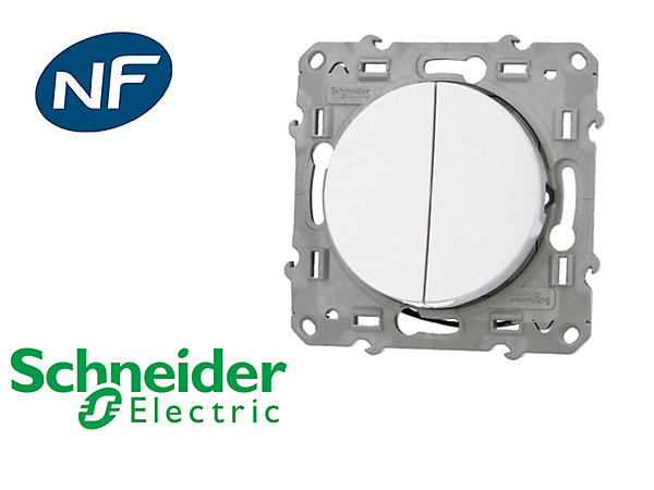 Interrupteur va-et-vient   va-et-vient lumineux Schneider Odace