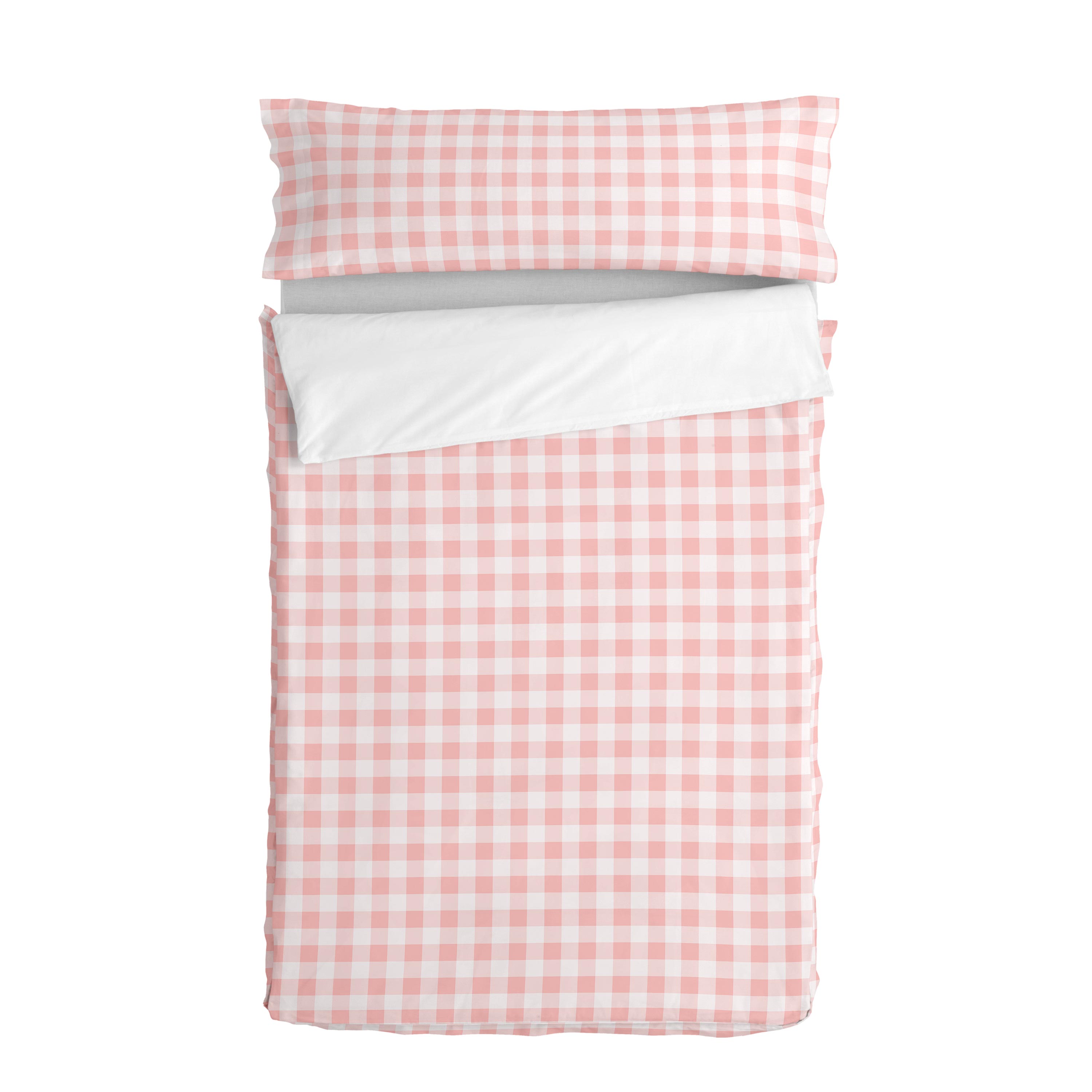 Vichy Noordse tas Roze Basic Kids, Rosa, 100% Katoen (buitenkant) 100%
