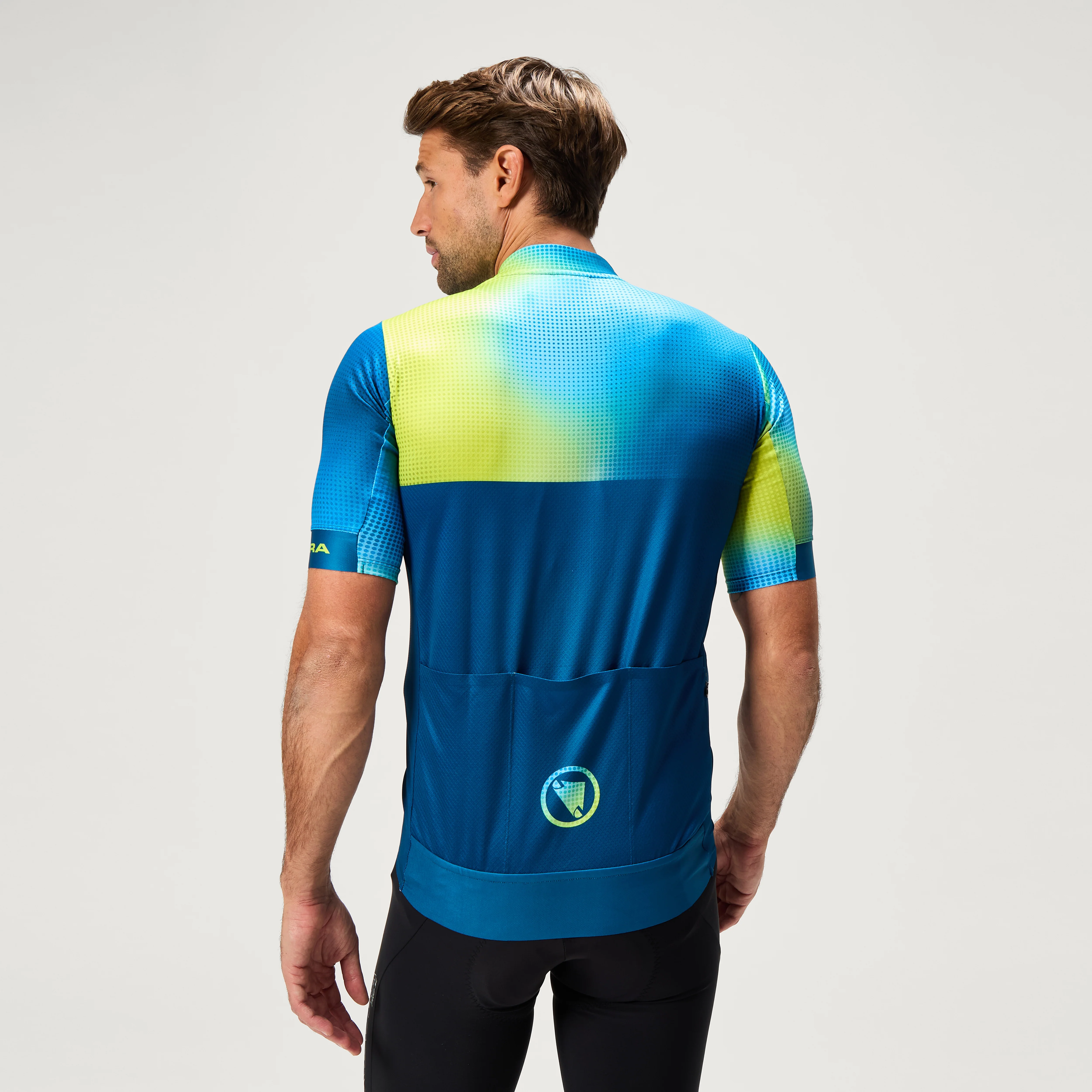 Men's FS260 Bitmap S/S Jersey - Barra Blue