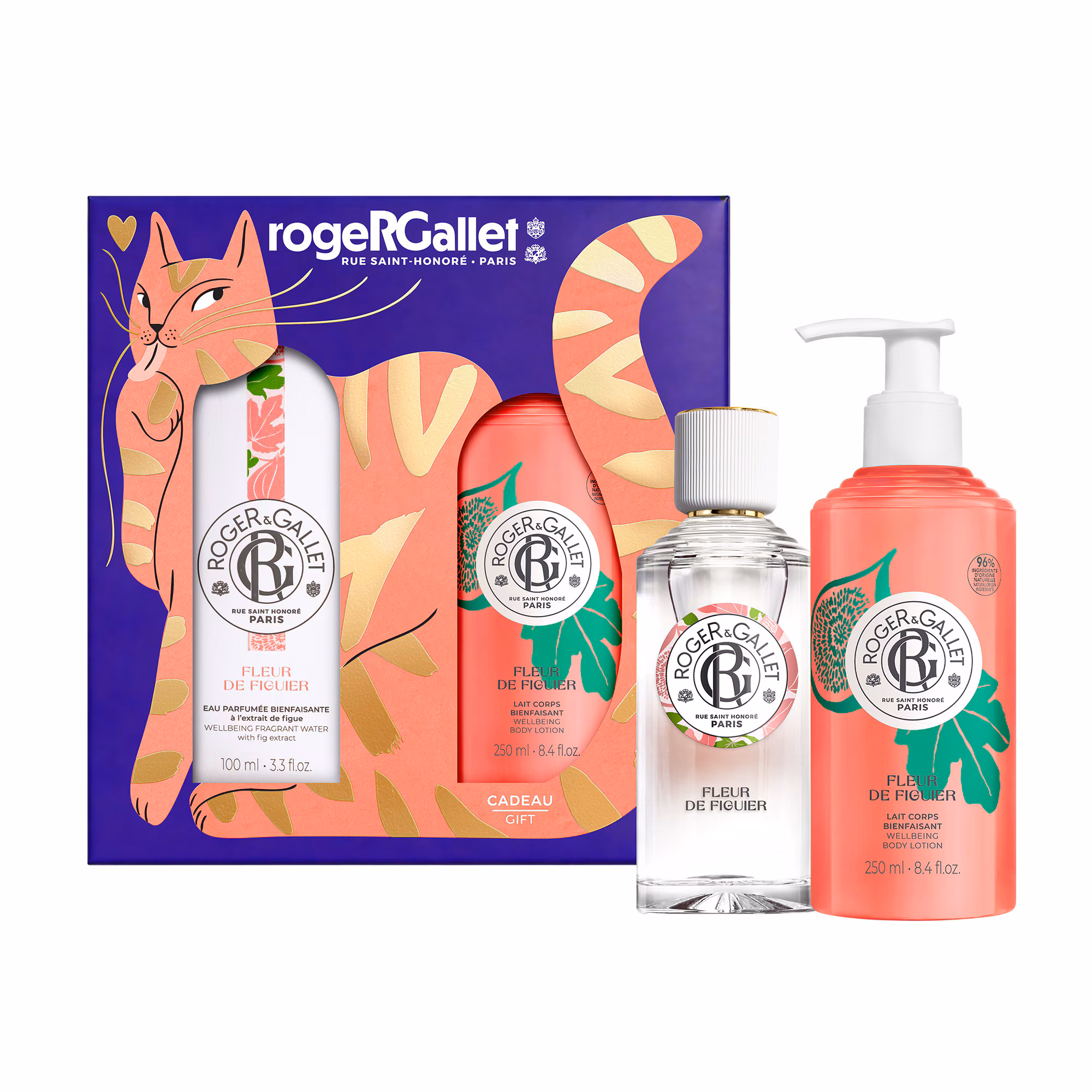 FLEUR DE FIGUIERCoffret - eau parfumée bienfaisante et lait corps