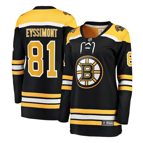Michael Eyssimont Boston Bruins  Women's Home Breakaway Jersey - Black