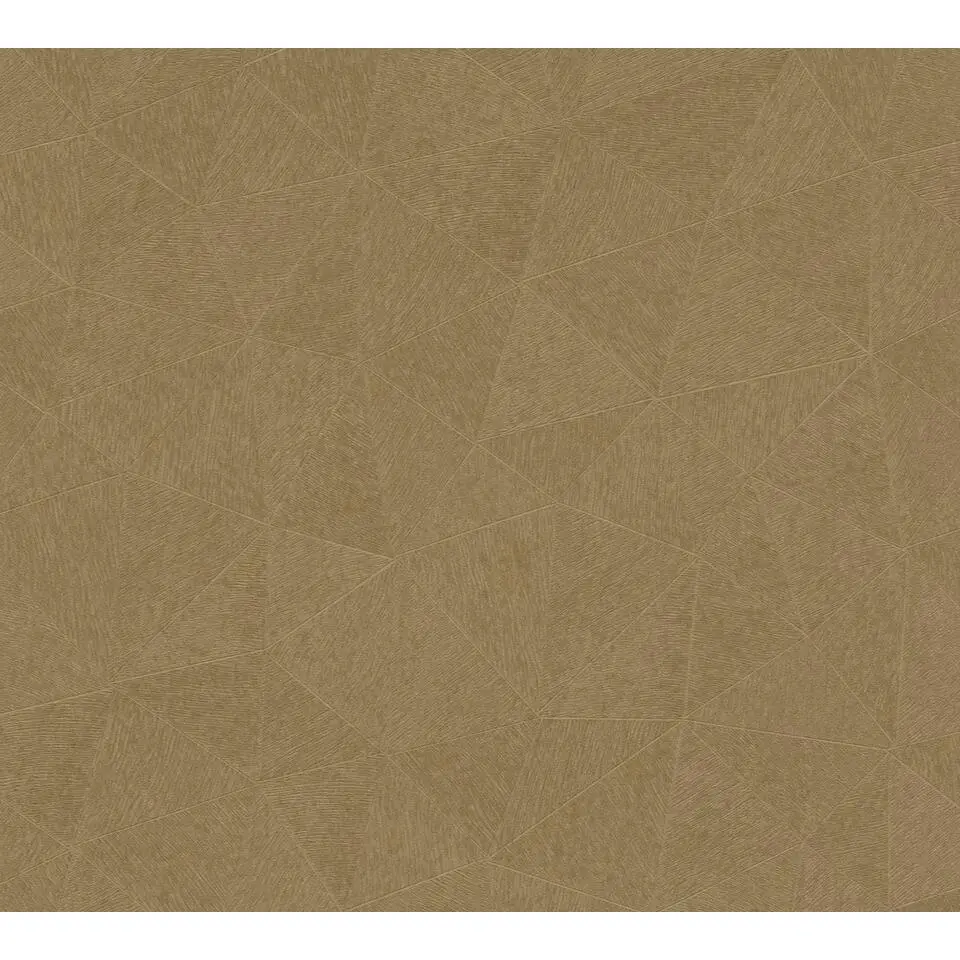 Livingwalls behang grafisch motief bruin - 53 cm x 10.05 m