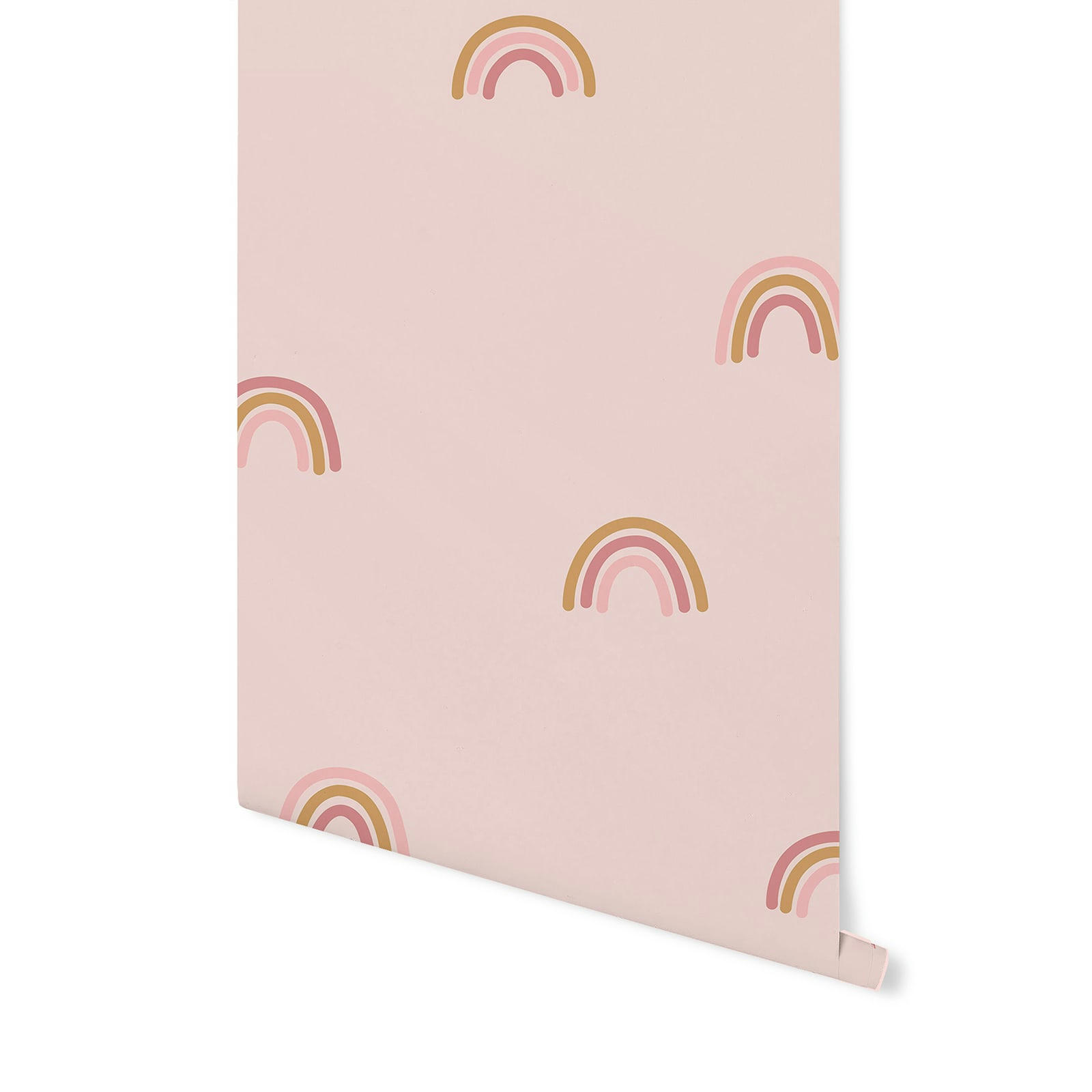 - papier peint petit arc en ciel rose 1000x53cm