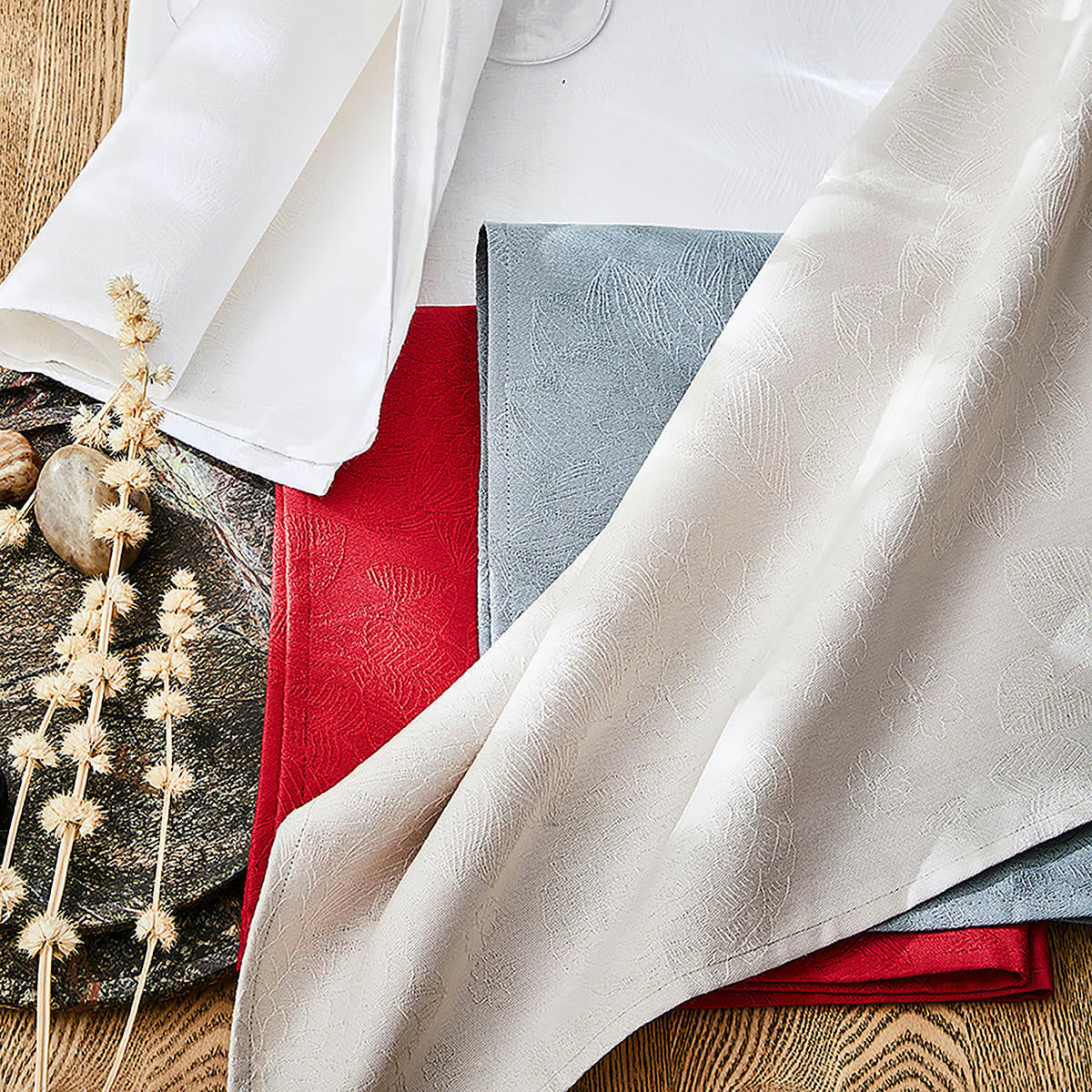 MARIE-GALANTE - Serviette en coton sable 58 x 58