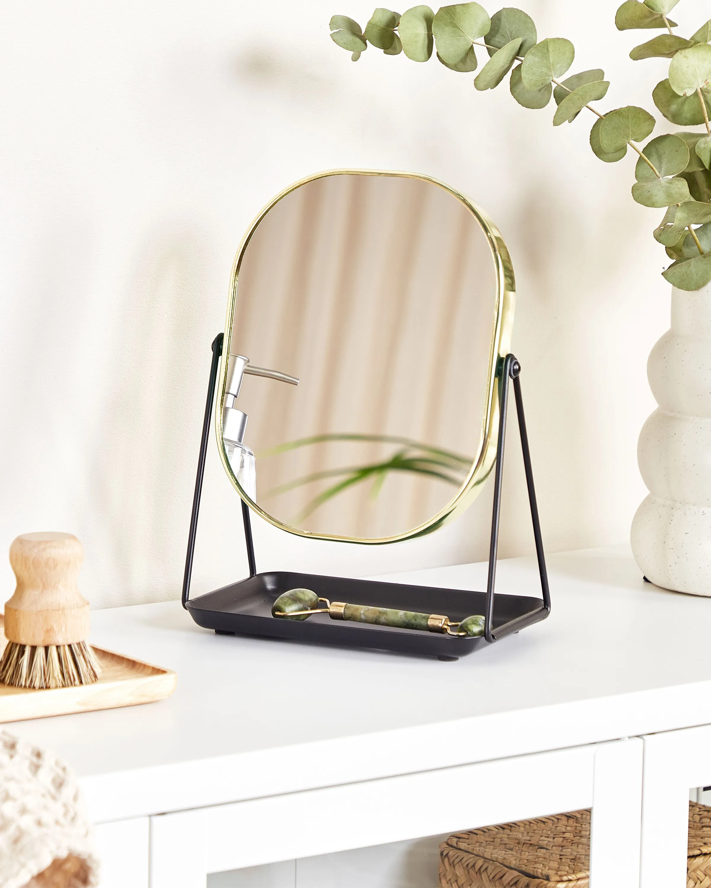 Makeup Mirror CORREZE Gold
