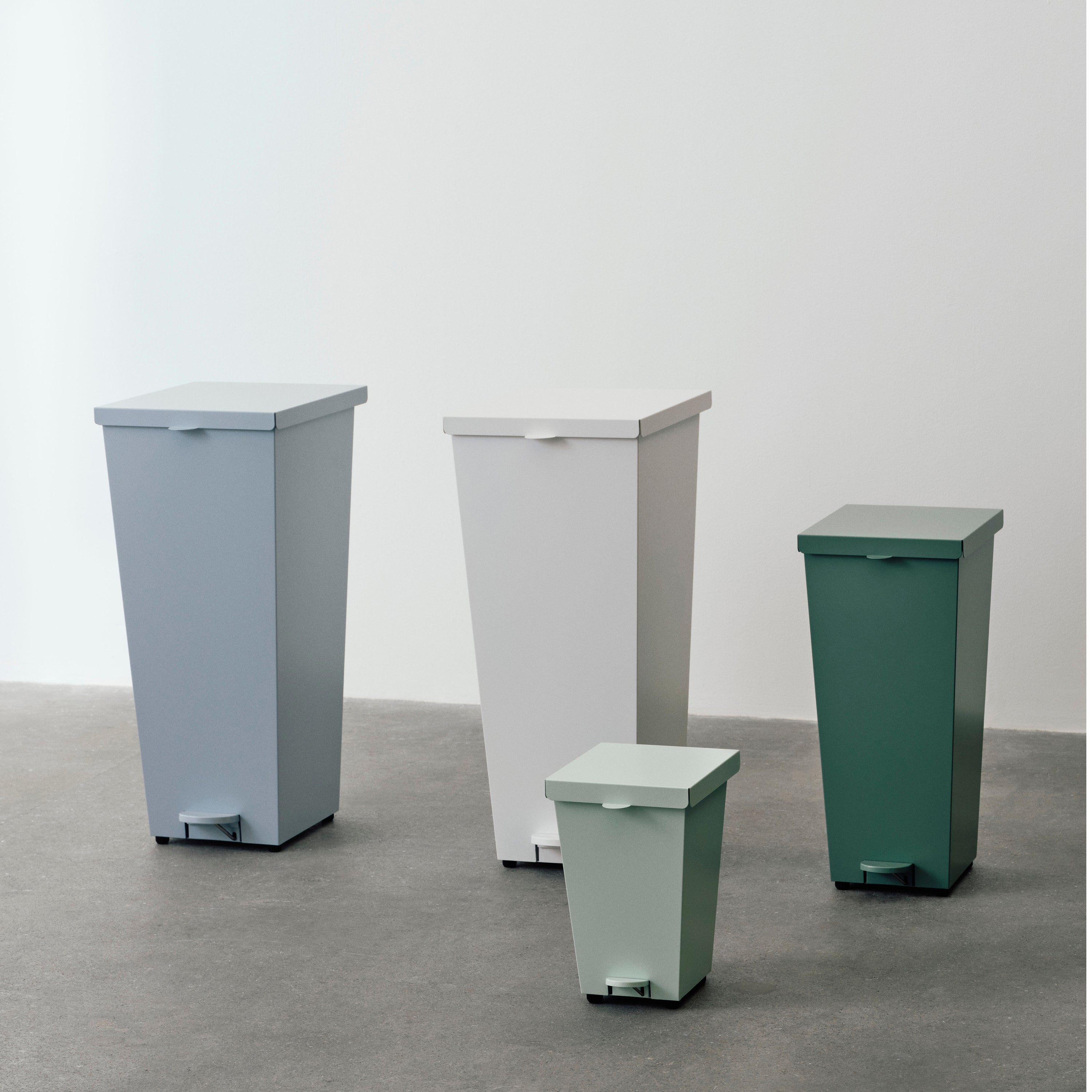 HAY Loop Prullenbak 58 L - Blauwgrijs