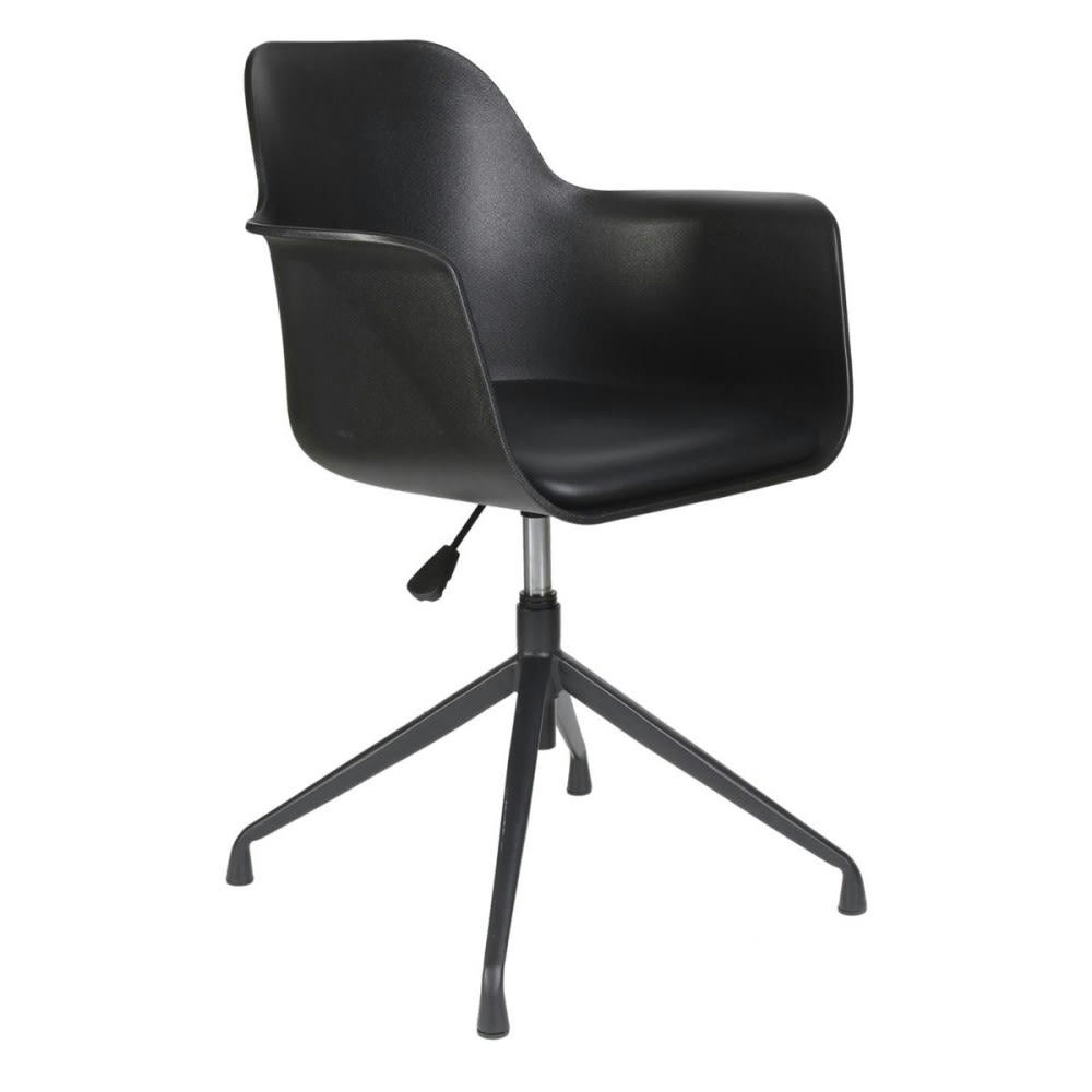 CHICAGO - Fauteuil pivotant noir