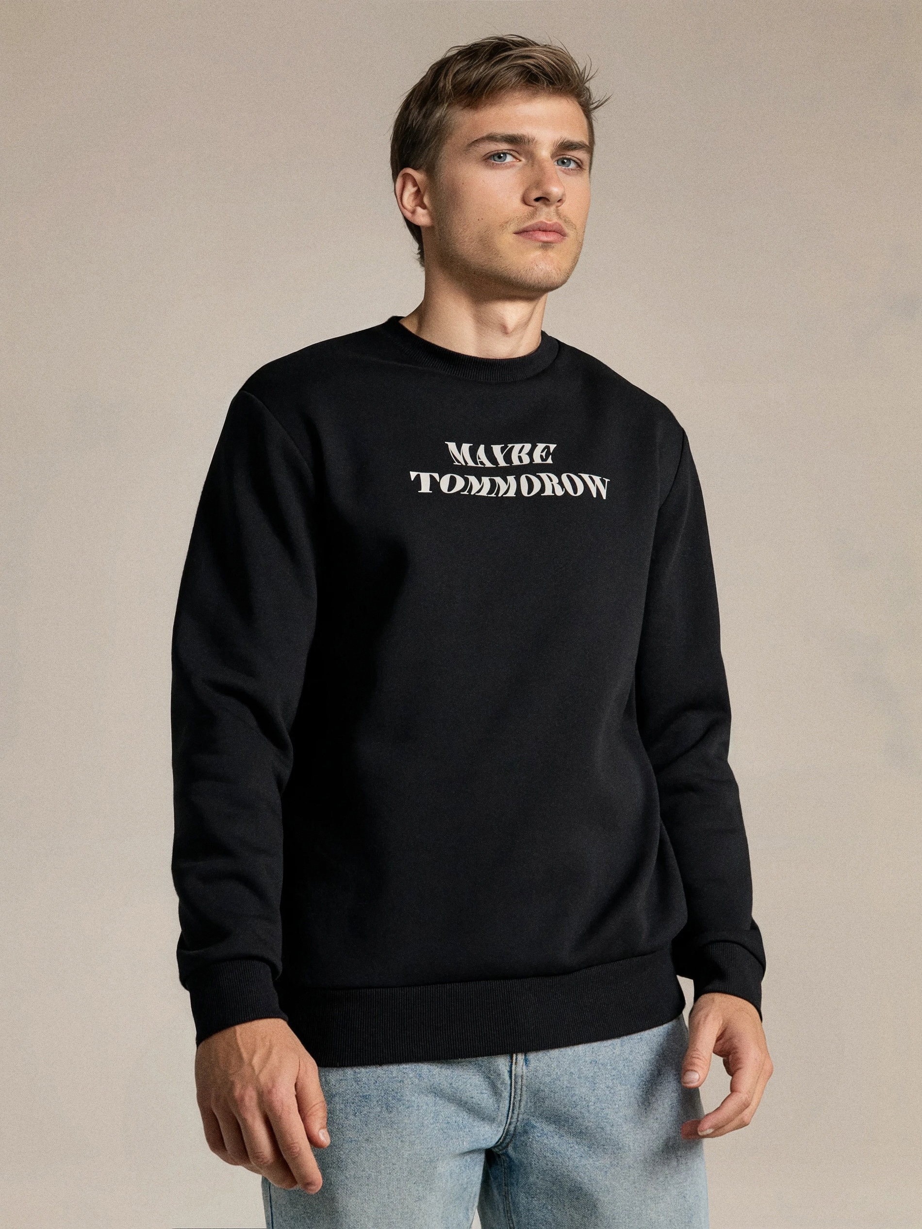 Bluza crewneck z napisem