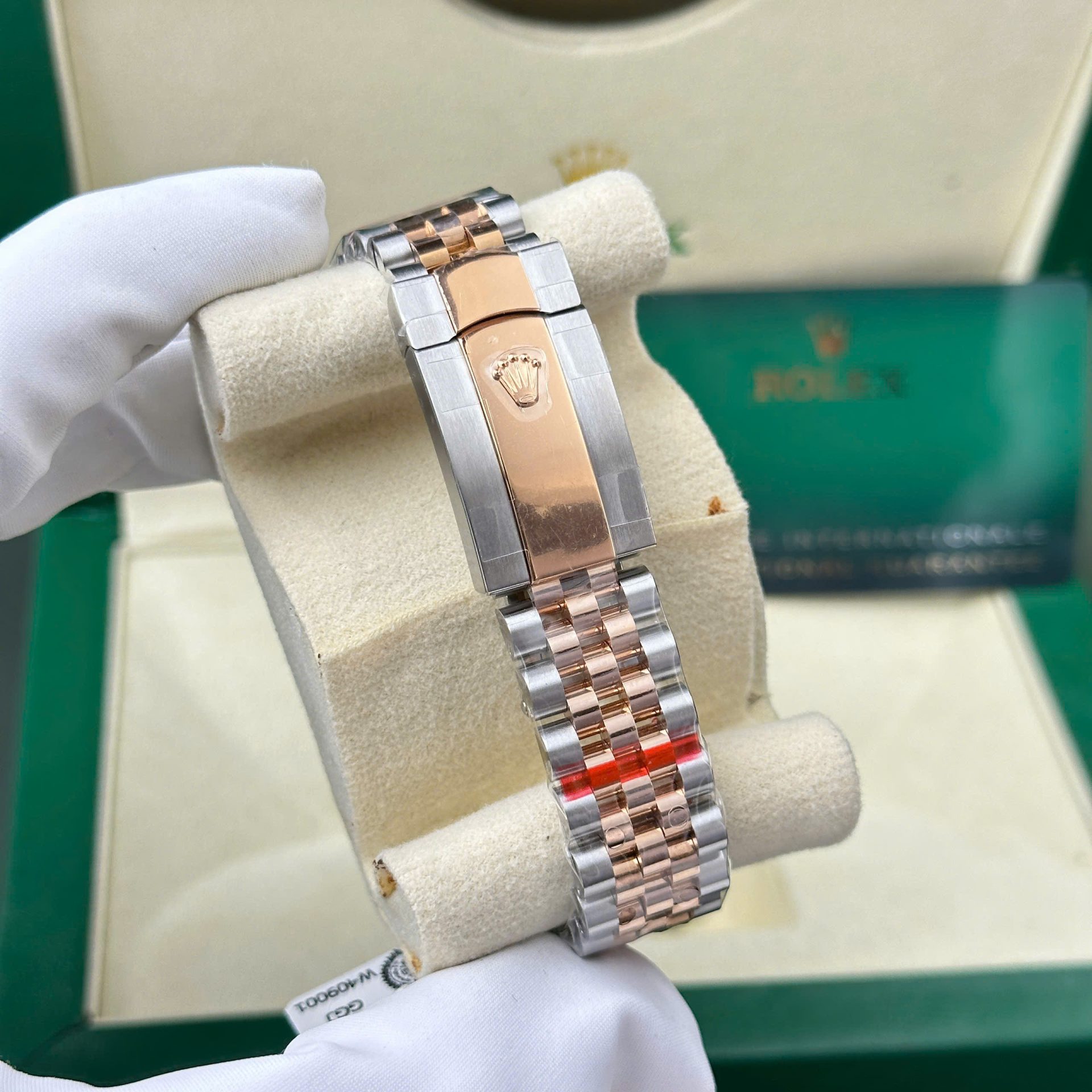 Rolex Datejust 126331 SS/RG Plated Fluted Grey Dial 41mm Jub Super Clone