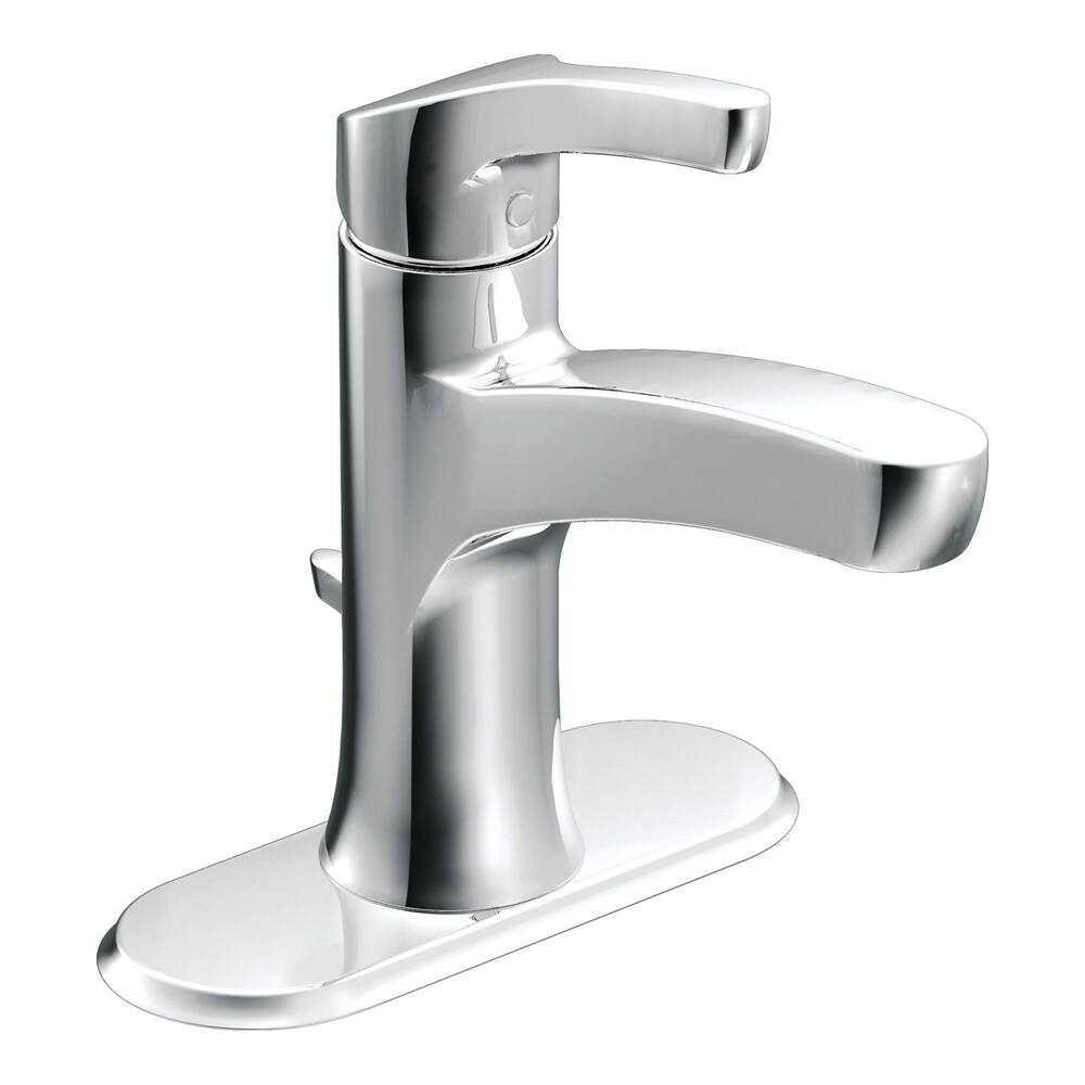Moen® Danika Single Handle High Arc 4-in Centerset Bathroom Sink Faucet, WaterSense® Certified,Chrome