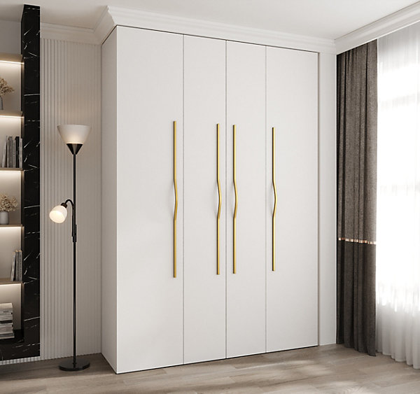 Armoire Como 2 a portes battantes H. 245 x L. 170 x P. 40, 4 portes