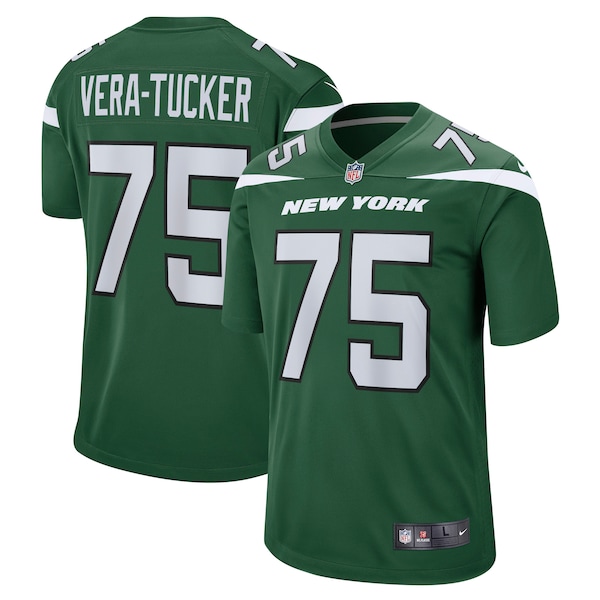 Alijah Vera-Tucker New York Jets Nike Game Player Jersey - Gotham Green/White