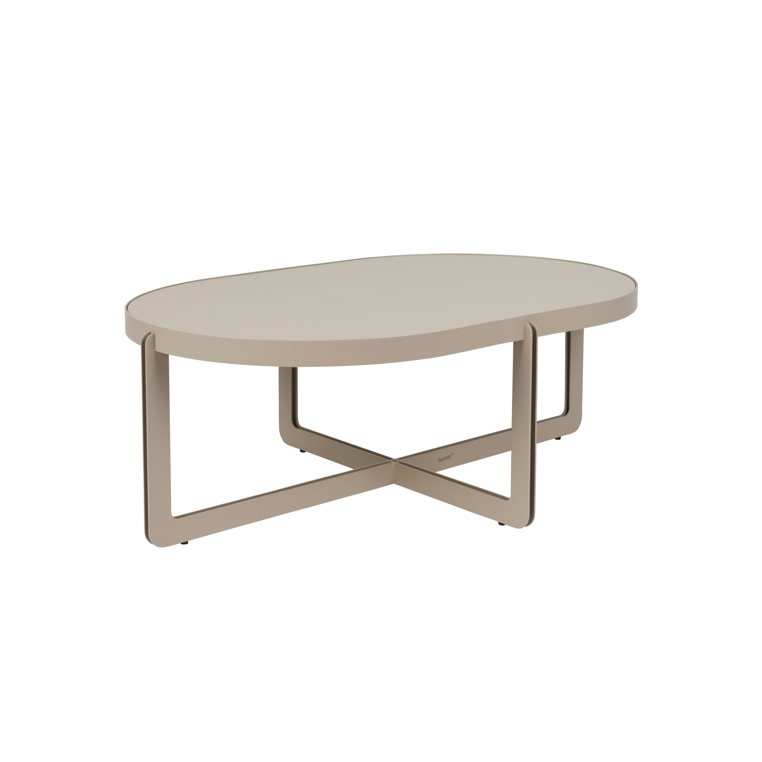 Zuiver Centre Salontafel Ovaal 102x68 cm Beige