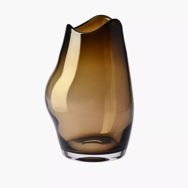 Wazon KROSNO GEMSTONE ORGANIC 32 cm brązowy