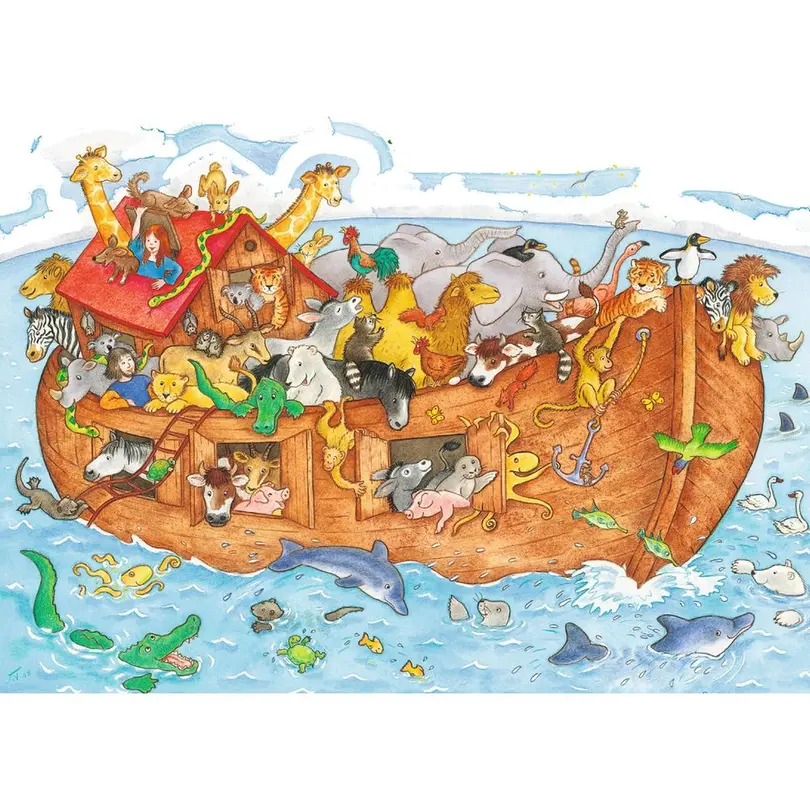 Puzzle 48-teilig Die große Arche Noah