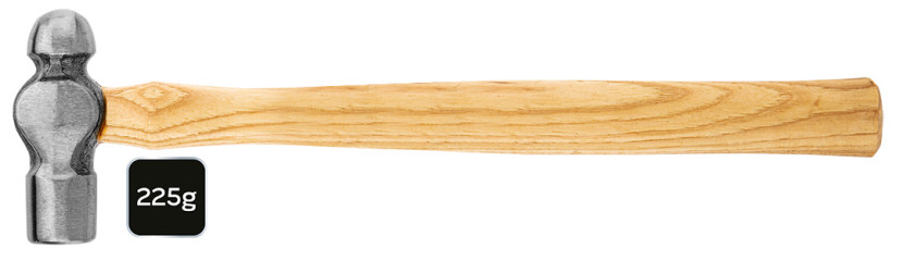 Młotek blacharski, rękojeść orzech, 225g, NEO 11-625
