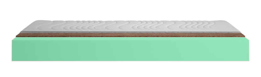 Materac piankowy 70x190 cm Pianka HR44   Kokos 16cm H2/H3 Średni Twardy