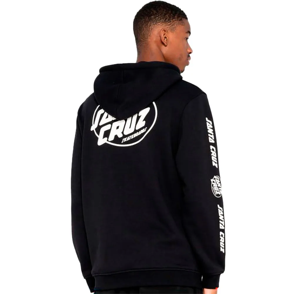 Santa Cruz Club oval dot full zip sweatshirt
