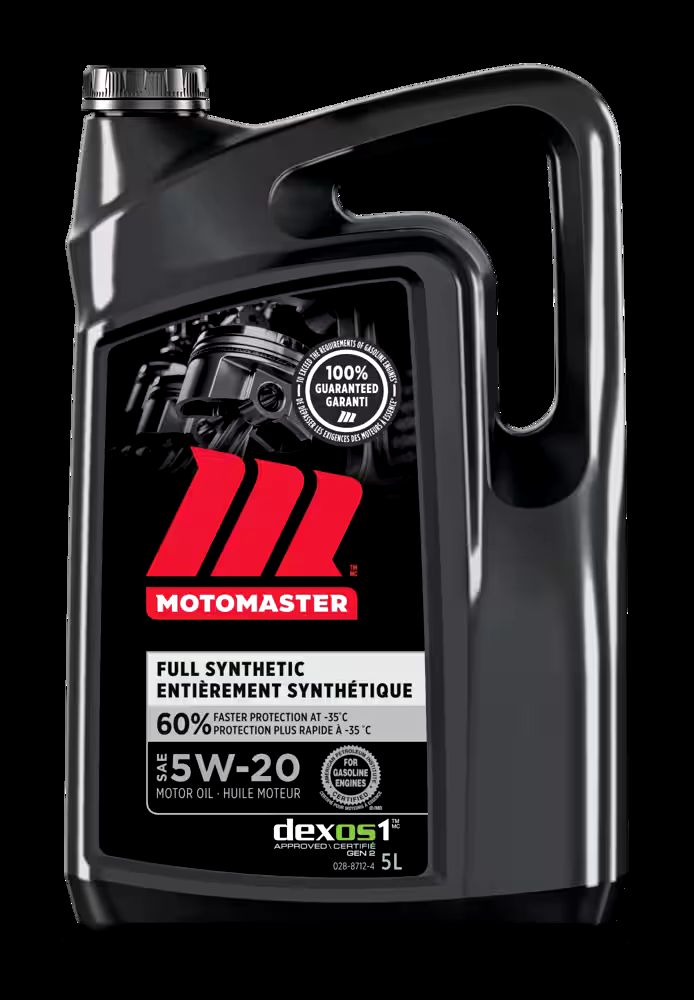 MotoMaster 5W20 Synthetic Engine/Motor Oil, 5-L