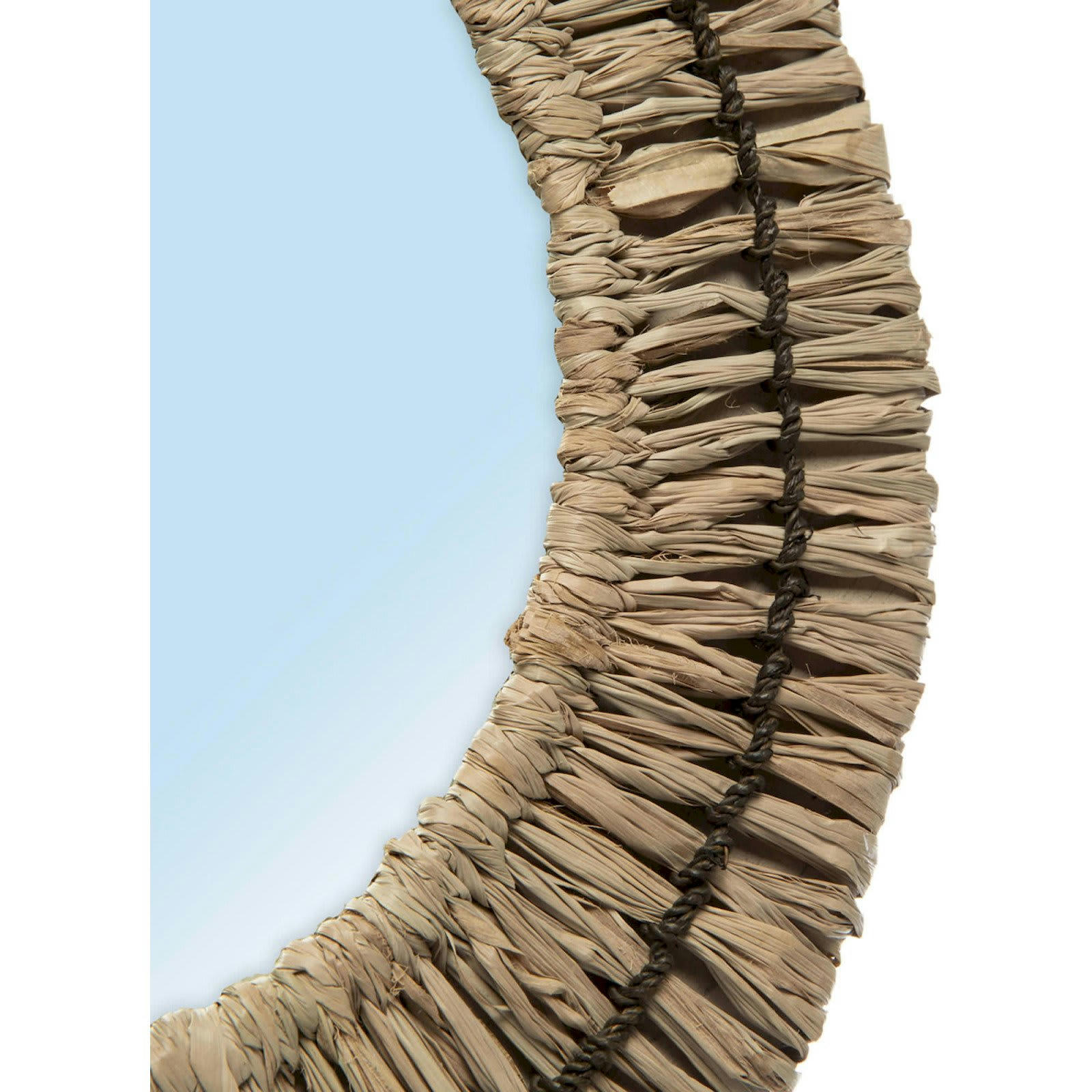 BALI BAZAR - Miroir Raphia Bois clair