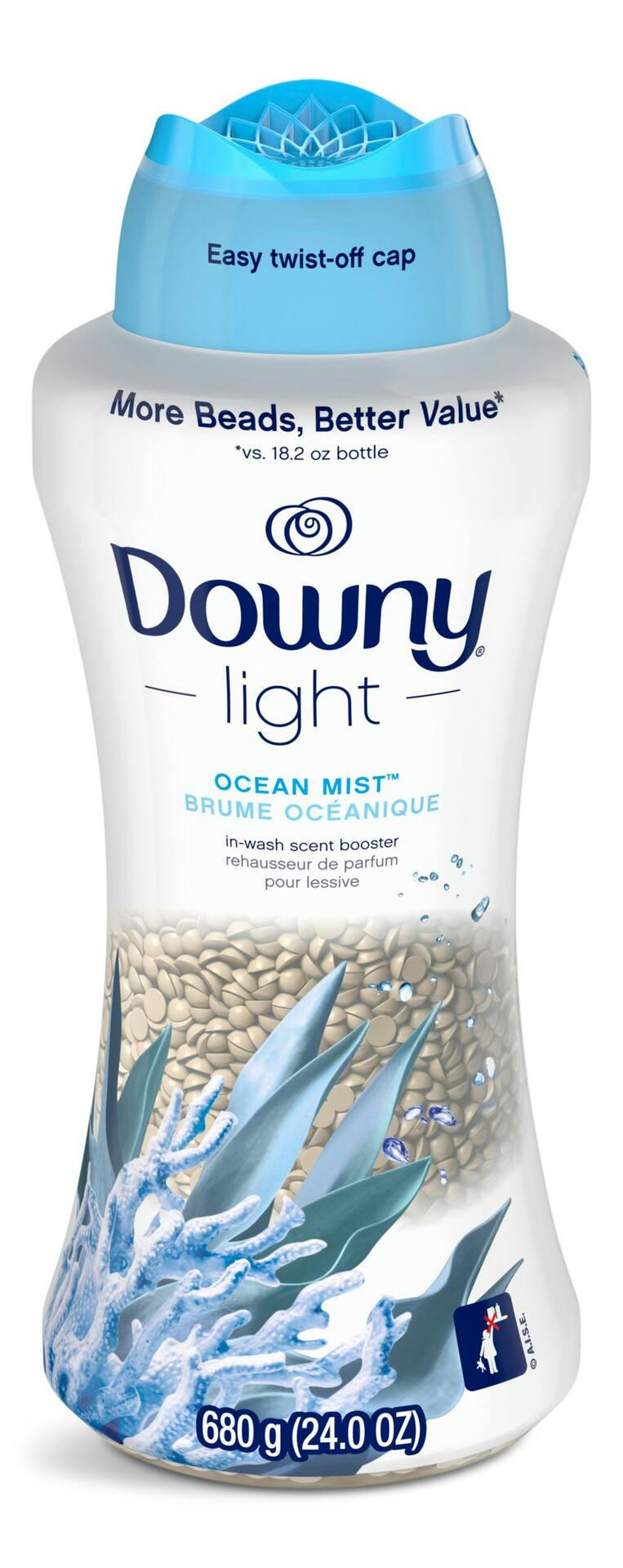 Downy Light In-Wash Laundry Scent Booster Beads, Assorted Scents, 752-g