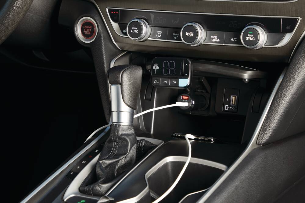 Bluehive Gooseneck Bluetooth FM Transmitter