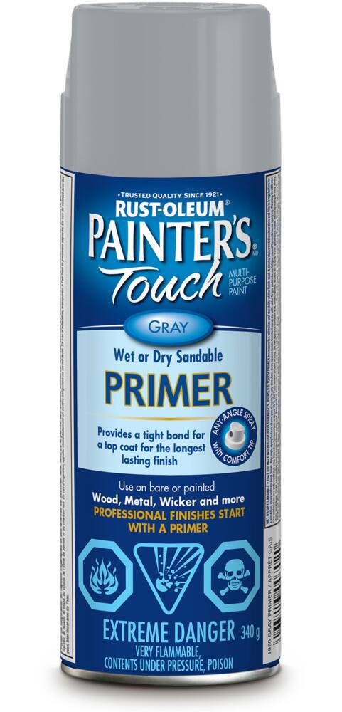 Rust-Oleum® Painter's Touch Wet or Dry Sandable Multi-Purpose Aerosol Spray Primer, 340-g