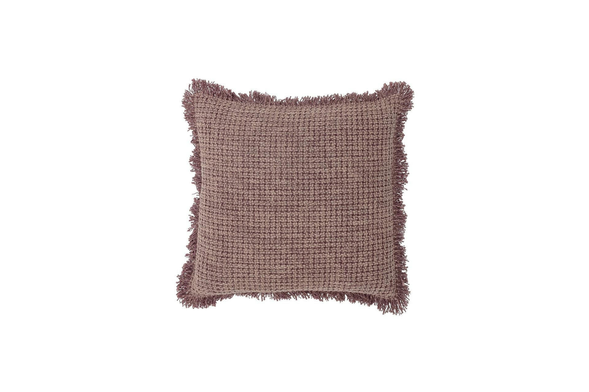 DELVA - Coussin en coton rose 45x45 cm