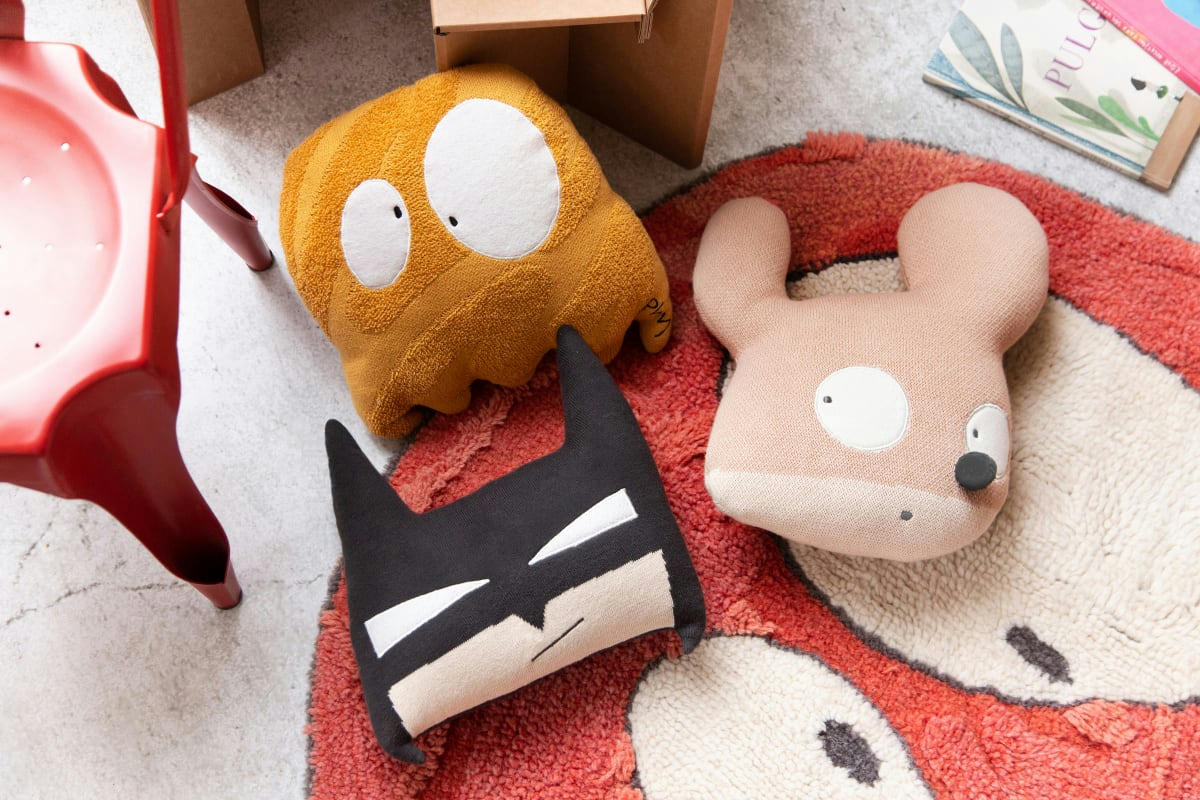 EDGAR PLANS - Coussin lavable enfant 30 x 35 cm