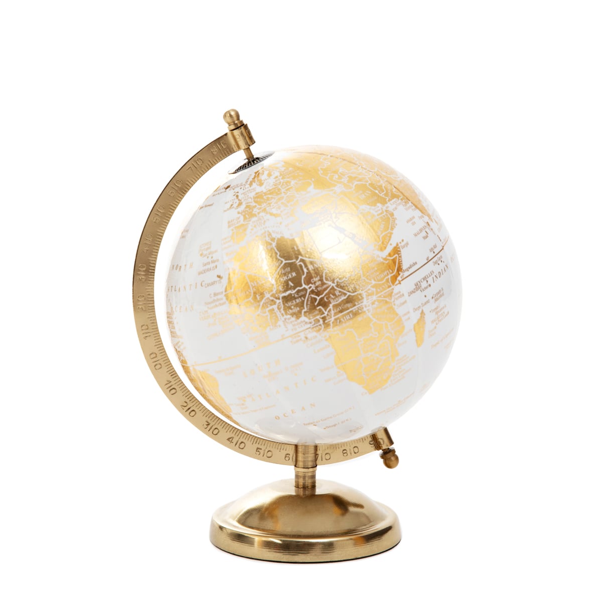 Globus dekoracyjny GLOBE złoty 18x15x25 cm