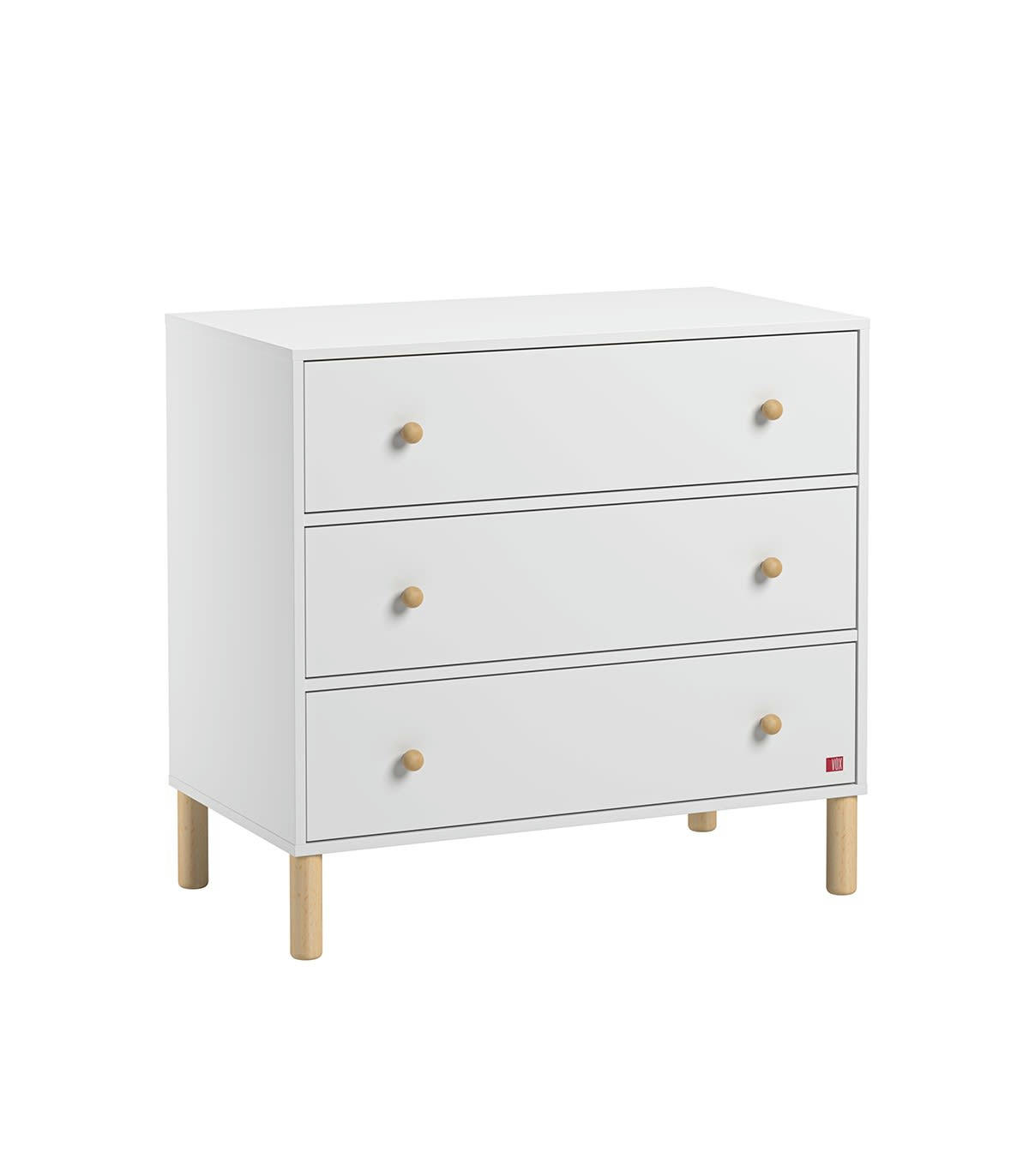 TELA - Commode 3 tiroirs - L90 cm