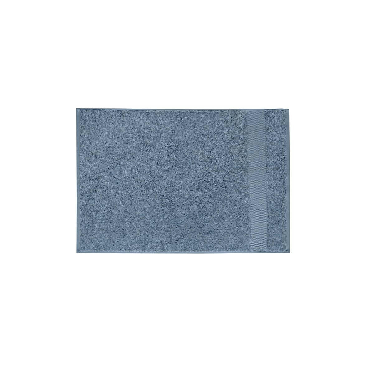 PÉTALE - Serviette invite coton gentiane 40x60 cm