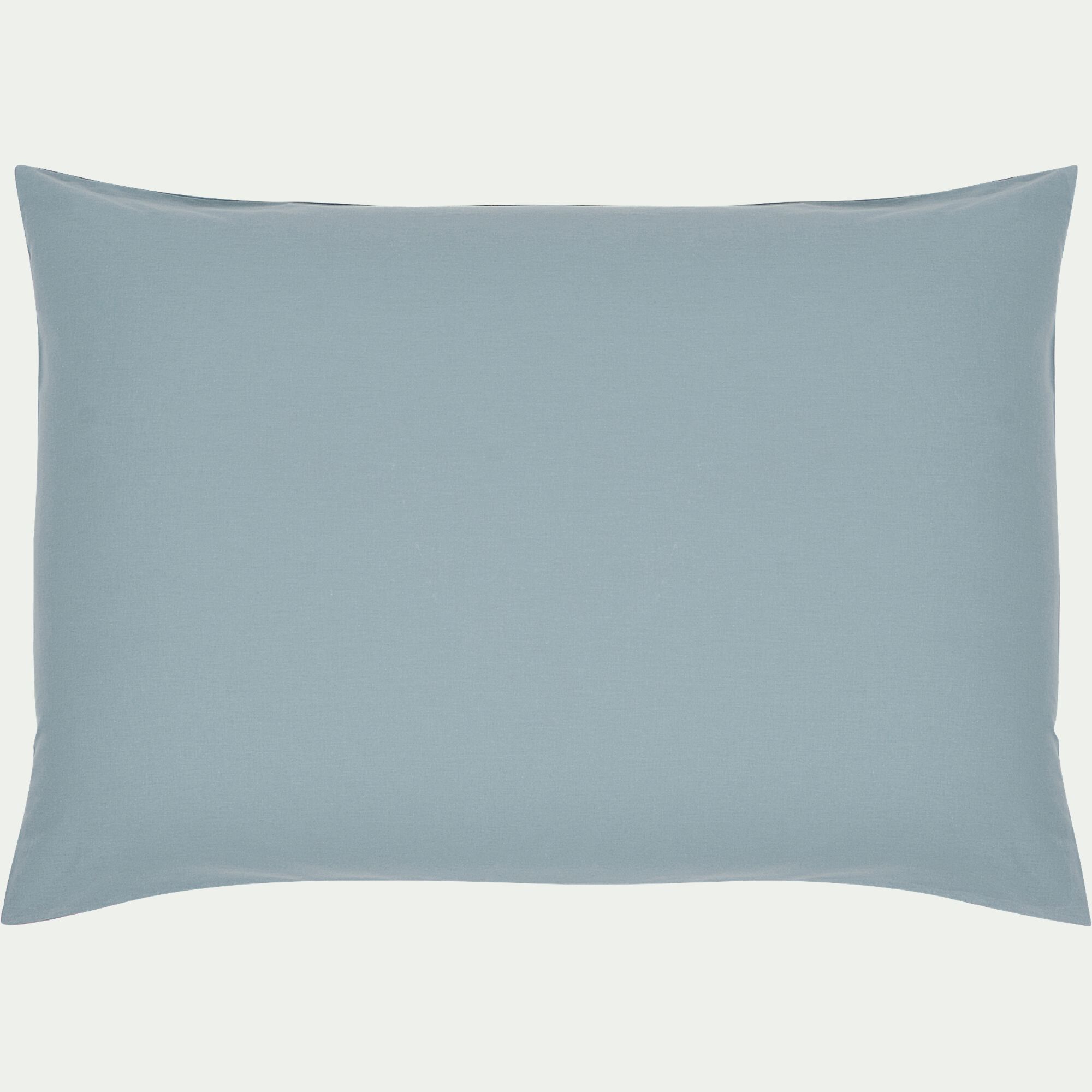 CALANQUES - Lot de 2 taies d'oreiller en coton - bleu calaluna 50x70cm