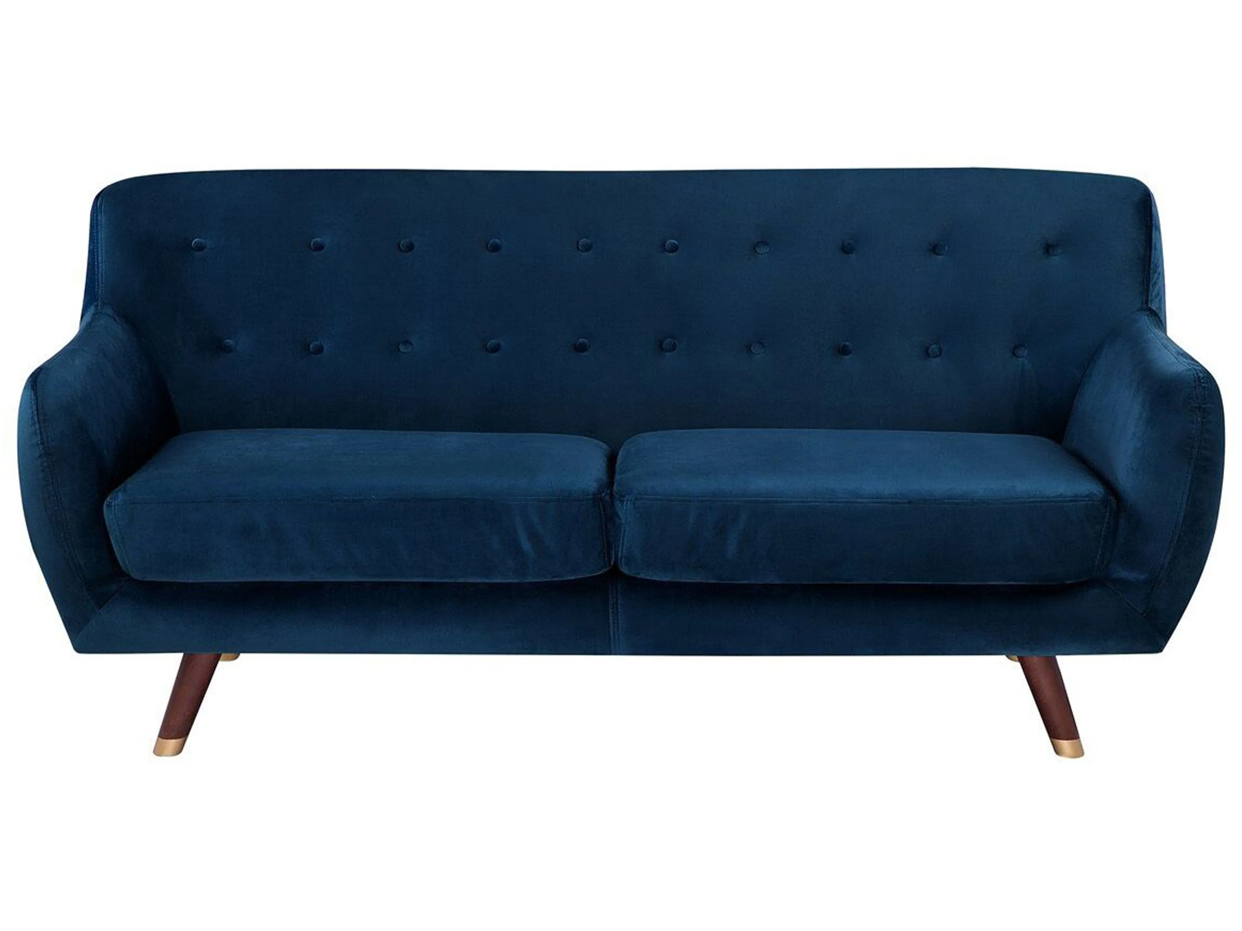 Sofa 3 Seater BODO Velvet Navy Blue