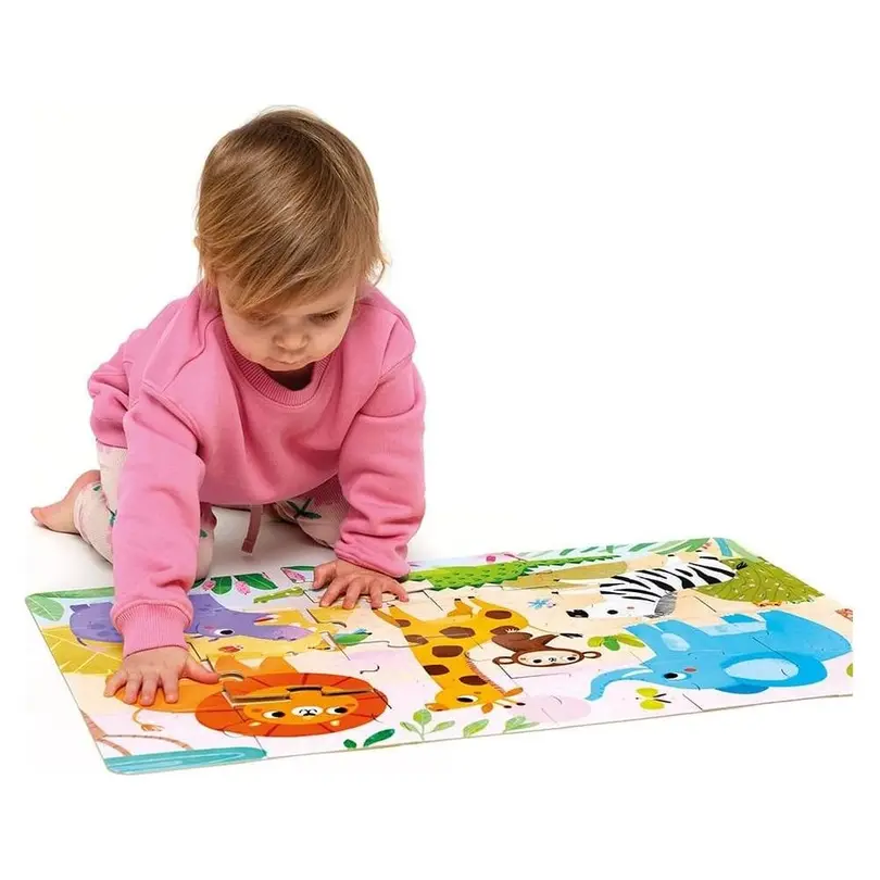 Puzzle 24-teilig Wild Jumbo Safari