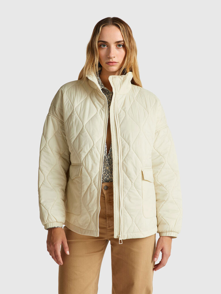 Quilted nylon jacket