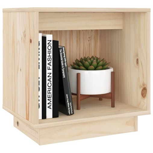 NNEVL Bedside Cabinets 2 pcs 40x30x40 cm Solid Wood Pine