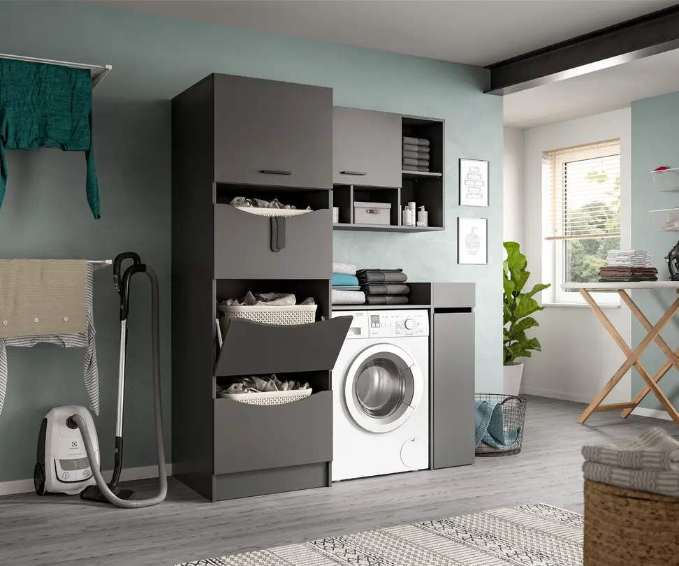Waschmaschinenschrank 4-teilig Free