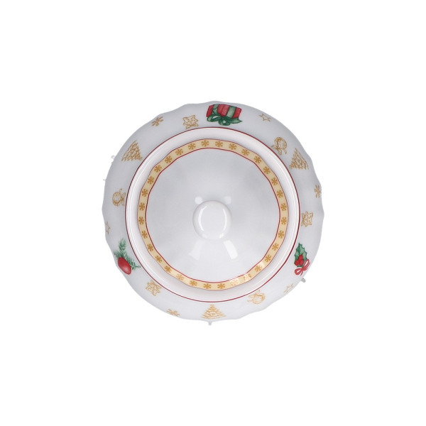 LA PORCELLANA BIANCA CHRISTMAS EDITION Cukiernica z łyżeczką 330 ml