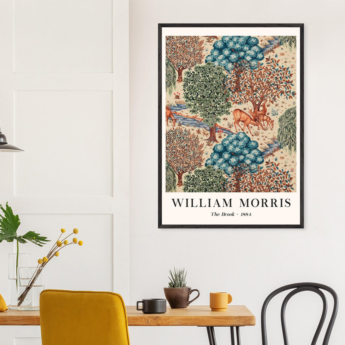 Artfulprints Poster William Morris - The brook  - 70x100 cm - Meerkleurig